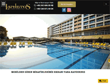 Tablet Screenshot of laphetoshotel.com